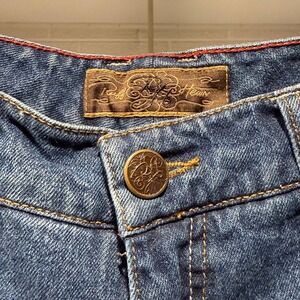 Ruff Hewn  Jeans Women's Blue Denim Bootcut Jeans Size 6 S Signature Pocket